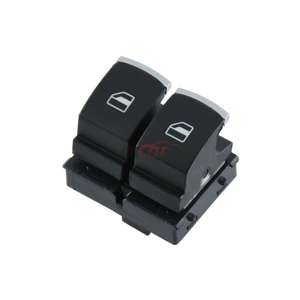 Interruptor de Ventana Doble Automático Izquierdo Universal para VW Caddy Eos Polo, Cromo 5k3959857, Origen Turquía - Product Image 1