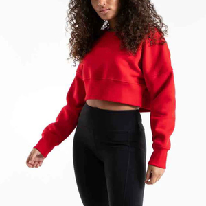 เสื้อฮู้ดผ้าคอตตอนถักแนวสตรีทแวร์ปล่อยไหล่ระบายอากาศเป็นมิตรต่อสิ่งแวดล้อมออกแบบได้ตามต้องการ - Product Image 1