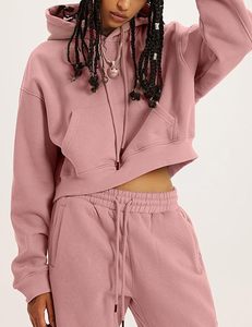 Conjunto de Top Corto y Pantalones Deportivos Casuales de Alta Calidad, Sólidos, Elegantes y Resistentes para Mujer, para Uso Diario - Product Image 3