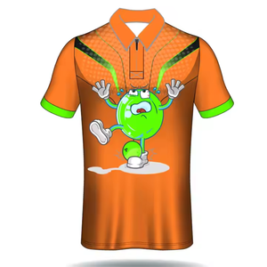 เสื้อโปโลแขนสั้นสำหรับผู้ใหญ่เสื้อกีฬาโบว์ลิ่งบริการฟิตเนสเสื้อกีฬาแห้งเร็ว - Product Image 2