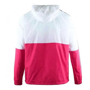 Veste coupe-vent unisexe en toile coupe-vent de la meilleure qualité avec logo avant veste de sport de plein air de grande taille - Product Image 3