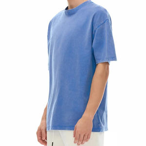 Camiseta Extra Grande para Hombre, Lavada al Ácido, Personalizada, de Alta Calidad, 100% Algodón, Unisex, Estilo Urbano, Lavado a la Piedra, Impresión Personalizada, Ecológica, Gruesa - Product Image 1