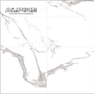 600x600mm kỹ thuật số tường và sàn bề mặt bóng Alpine trắng sang trọng gạch đá cẩm thạch mô hình-ứng dụng maxfine bằng gốm novac - Product Image 6