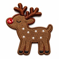 Patch brodé renne de Noël, logo personnalisé, décoration de fêtes pour vêtements, sacs, chapeaux