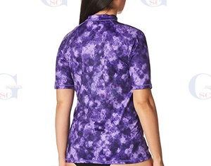 Chemises de protection contre les éruptions cutanées imprimées par sublimation pour femmes, arts martiaux de haute qualité et vêtements décontractés, chemises à couche de base protectrice en gros - Product Image 6