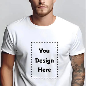 Camiseta Personalizada con Tu Logotipo, Foto o Texto, Camiseta Hecha a Medida de Alta Calidad, Lavada, de Alta Densidad - Product Image 1