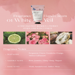 Crema de Manos con Fragancia y Ácido Hialurónico para Mujer, Fórmula White Veil para Todo Tipo de Piel - Product Image 2