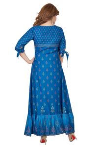 Vêtements ethniques de qualité supérieure les plus vendus ensemble Kurta long à manches longues à vendre en vrac mode femmes élégantes Kurta - Product Image 3