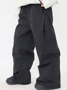 Custom Mens Baggy Ski Pants Waterproof Breathable Baggy Style Windproof Snowboard Pants Ski Snow Wear DWR Warm <b>Winter</b> <b>Overalls</b> - Product Image 5