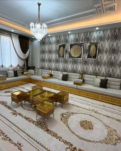 Asientos Orientales para el Suelo, Sofá Étnico, Sofá Árabe Majlis, Sofá Estilo Otomano, Conjunto Árabe Jalsa, Asientos Orientales de Lujo para el Suelo - Product Image 3