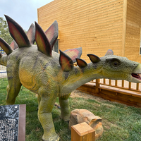 Modèle électrique en métal de dinosaure animatronique de taille réelle de capteur infrarouge pour des parcs d'attractions et des centres commerciaux
