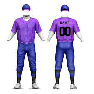 Vêtements de sport à bas quantité minimale de commande uniforme de baseball confortable personnalisé nouveau dernier design uniforme de baseball à vendre - Product Image 5