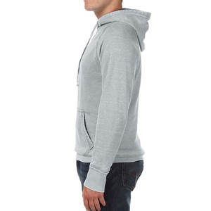 Sweat-shirts en coton 100% respirant et léger de couleur unie pour hommes, lavage à l'acide, design personnalisé, utilisation en extérieur, surdimensionné - Product Image 4