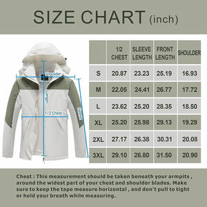 Chaqueta cortavientos con cremallera impermeable para chaqueta de mujer a prueba de viento de estilo de patrón personalizado de calidad superior - Product Image 6