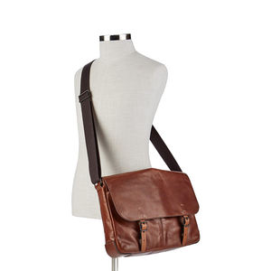 Sac à ordinateur portable portable de luxe en cuir PU personnalisé 2022, unisexe, XL, fait à la main, vintage, véritable fermeture éclair, solide, usage quotidien, voyage, bandoulière - Product Image 6