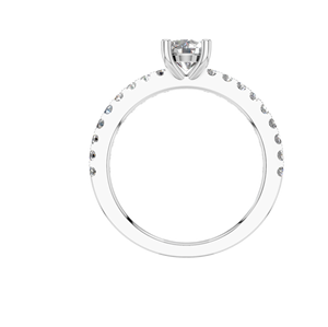 950 platine VVS D Moissanite Solitaire bague de fiançailles IGI certifié luxe bijoux fins pour les femmes fête de mariage Gujarat - Product Image 4