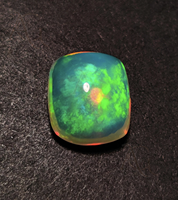 Cabochon de coussin d'opale éthiopienne semi-précieuse de vente chaude pierre précieuse en vrac pour la fabrication de bijoux au prix d'usine