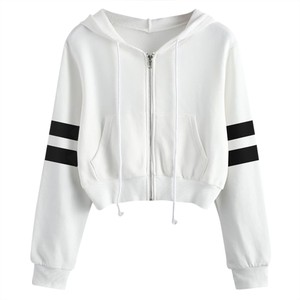 Crop Hoodies Women Hoodie Latest Fashion Crop <b>Top</b> <b>Thermal</b> Hood - Product Image 1