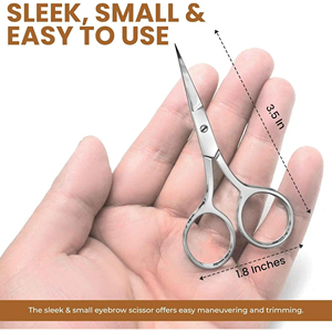 Premium beard trimming scissors for barber and grooming use Beard cutting <b>shears</b> for facial hair care and shaping applications - Product Image 3