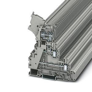 Phoenix Contact UT 4-L/HESI 5x20 GY 1044423 Fuse Terminal Block Modular 250V 28A DIN Rail Fuse <b>Holder</b> Industrial <b>Control</b> - Product Image 1
