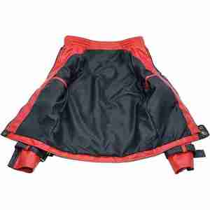 เสื้อแจ็คเก็ตหนังทรงบ็อกซี่แบบครอปสำหรับผู้หญิง แจ็คเก็ตหนังวินเทจ - Product Image 6