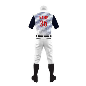 Conjunto de ropa deportiva de sublimación de tinte de ensueño de diseño personalizado unisex Uniforme de béisbol y softbol transpirable de talla grande para adultos - Product Image 3