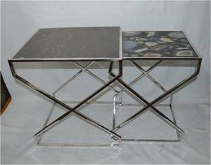 Table d'appoint brillante avec verre beauté de votre coin pour décorer votre ambiance - Product Image 4