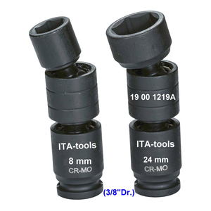 3/8 "Dr. 3-Way Impact Universal Socket Taiwán Proveedor OEM ODM - Product Image 1