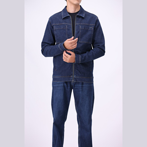 Chaqueta Vaquera para Hombre, Estilo 2026, Marca Personalizada, Talla Regular, Transpirable, con Bolsillos Decorativos, Estilo Urbano - Product Image 2