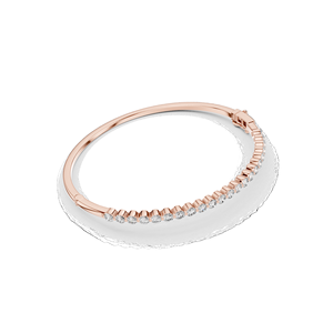 1.98 CT Lab Diamond Tennis <b>Bangle</b> Round Brilliant Cut 10KT, 14KT, 18KT <b>Gold</b> & 925 Silver <b>Rose</b>, Yellow, White <b>Gold</b> - Product Image 5