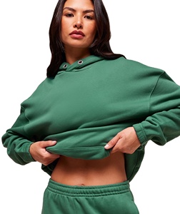 Sweats à capuche oversize pour femmes, respirants et légers, impression de logo personnalisée plus rapide, sweats à capuche oversize à épaules tombantes - Product Image 3