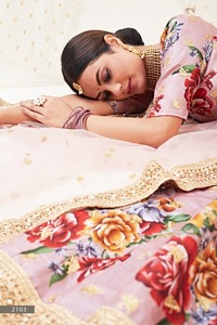 Top Tendance Designer Dames Anarkali Élégant Fête De Mariage Saree Costume Meilleur Prix De Gros Inde Adultes Lehanga Choli Hiver - Product Image 6