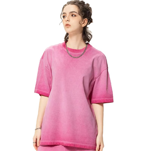 Camiseta de Mujer, Última Moda 2026, Manga Corta, Material Transpirable, Estilo Holgado, Lavado Ácido, Informal - Product Image 2