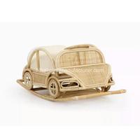 Voiture jouet en rotin en osier pour enfants jouets pour enfants cadeaux de Noël en gros pour enfants bon prix du Vietnam