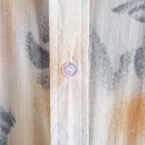 Fashionable summer <b>linen</b> t-<b>shirt</b> floral print Wholesale cotton t-<b>shirts</b> for sale full front button down <b>shirt</b> with collar - Product Image 4