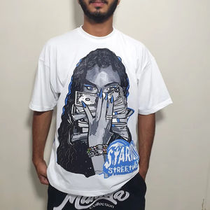 Camiseta de Manga Corta para Hombre, Cuello Redondo, Hombros Caídos, Sublimación, Diseño Nuevo, Moderno, 100% Poliéster Transpirable, Superventas - Product Image 1