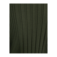 Robe pull midi décontractée vintage confortable en tricot rayé en mélange de laine écologique à manches longues sans doublure pour femme (sans ceinture)