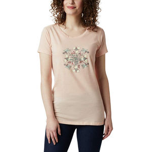 Camisetas de manga corta para mujer, superventas, cómodas, ajustadas, informales, lisas, con cuello redondo, camisetas de Color sólido con cuentas para el verano - Product Image 1