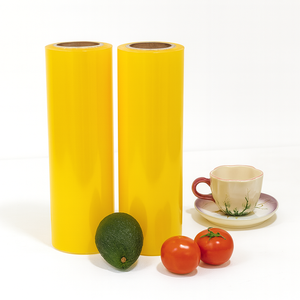 ม้วนฟิล์มห่ออาหารพีวีซีแบบสั่งทำสำหรับบรรจุภัณฑ์แบบยืดได้พร้อมบริการพิมพ์โลโก้ OEM ODM - Product Image 1