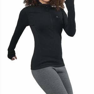 Sweat à capuche zippé personnalisé teint uni de meilleure qualité pour les femmes Look vintage Surdimensionné Polyester Coton Décontracté Hiver - Product Image 1