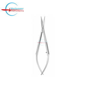 Ciseaux microchirurgicaux WESTCOTT, manche à ressort, 11,5 cm, lames droites de précision, certifiés CE, instrument de classe I - Product Image 3
