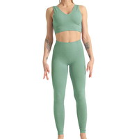 Logotipo personalizado para mujer See Green Conjunto de Yoga de 2 piezas Hecho a medida 2025 OEM Transpirable Tie Dye Printing Yoga Set para tallas grandes