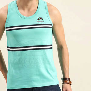 Débardeur de sport en coton pour homme, débardeur musculaire ajusté pour l'entraînement estival, chemise de sport pour homme, débardeur d'entraînement élégant pour homme - Product Image 4