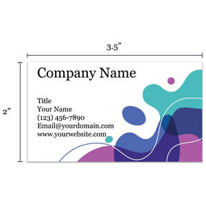 Tarjetas de Visita Personalizadas de Lujo, 300gsm, 3.5" X 2", Diseño Abstracto, Impresión Offset, Cartón, Embossing, Eleva tu Estilo - Product Image 5