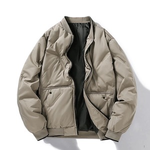 OEM Custom Logo Hooded Canvas Winter Outerwear <b>Long</b> Sleeve Durable Zipper <b>Jacket</b> for <b>Men</b> Puffer Waterproof - Product Image 4