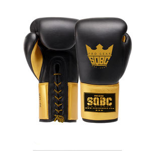 Gants de boxe professionnels en cuir poinçonnage gants de sparring équipement entraînement personnalisé gants de boxe en cuir de vachette - Product Image 6