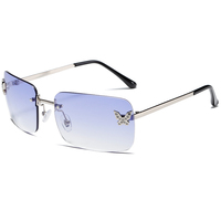 Gafas de Sol Modernas Sin Montura RTS 2026, Gafas de Sol de Lujo para Hombre y Mujer, Gafas de Sol Personalizadas con Protección UV