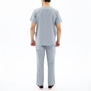 Col en V, uniforme d'infirmière vente directe d'usine en gros prix d'usine uniforme d'hôpital col en V femmes hommes gommages - Product Image 6