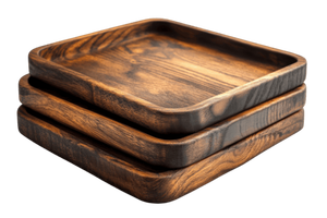 Platos y Bandejas de Madera de Alta Calidad, Plato de Madera para Cortar, Artesanías, Platos de Madera Natural para Servir - Product Image 6