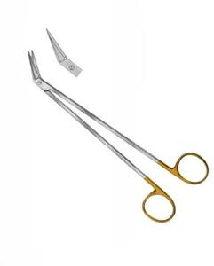 Ciseaux vasculaires Potts Smith TC incurvés 19cm Angle 25 lames coudées en acier inoxydable Super Cut de haute qualité - Product Image 3